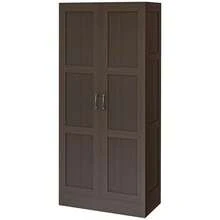 Storage Cabinet W/ Storage Shelves, Pantry Cupboard Cabinet - Coffee - View 5