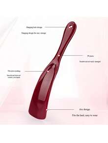 New Stylish Shoehorn For Men, Women, And Children, Hangable Type, Doesn't Require Bending Over. Travel Portable Shoehorn For Home Use, Convenient Tool For Putting On And Taking Off Shoes. Made Of Plastic With A Long Handle, Compact And Mini, Suitable For Pregnant Women. Helps Put On Shoes Without Using Hands, Hygienic, Convenient, And Allows Quick Wearing. - Multicolor - View 7
