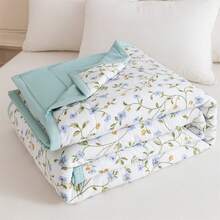 Colcha, tamaño 200*230, suave, agradable para la piel, cálido, adecuado para todas las estaciones, que le brinda un sueño profundo. - verde menta - Ver 4