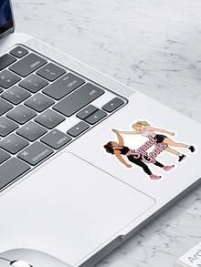 1pc Team Goal Fun Sticker - A Striking And Vibrant Sticker That Can Be Placed On Laptops, Water Bottles, And Other Items To Represent Your Team - Multicolor - View 3