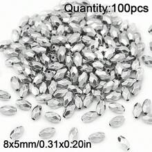 2/10/20/30/40/50/100颗电镀CCB珠子，多种形状可选，珠宝制作DIY项链手链耳环配件，隔珠，手工串珠材料，手机吊坠，复古不对称电镀隔珠 - diy - 查看 36