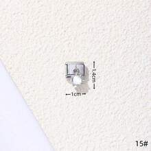 1/5/10pcs Italian Charm Bracelet Set In Y2K Style With Stainless Steel Wings, Heart Lock, Key, And Small Pendant DIY Combination Modules Valentines - Multicolor - View 32