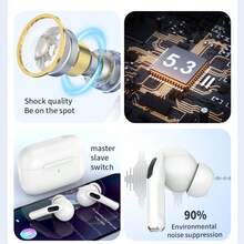 TWS True Wireless Earbuds, Wireless Headphones With Charging Case, Over 24 Hours Battery Life - White - View 3