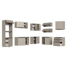 Cocina Integral Completa Modular Madesa Nice 465cm Crema 03 - Beis - Ver 6