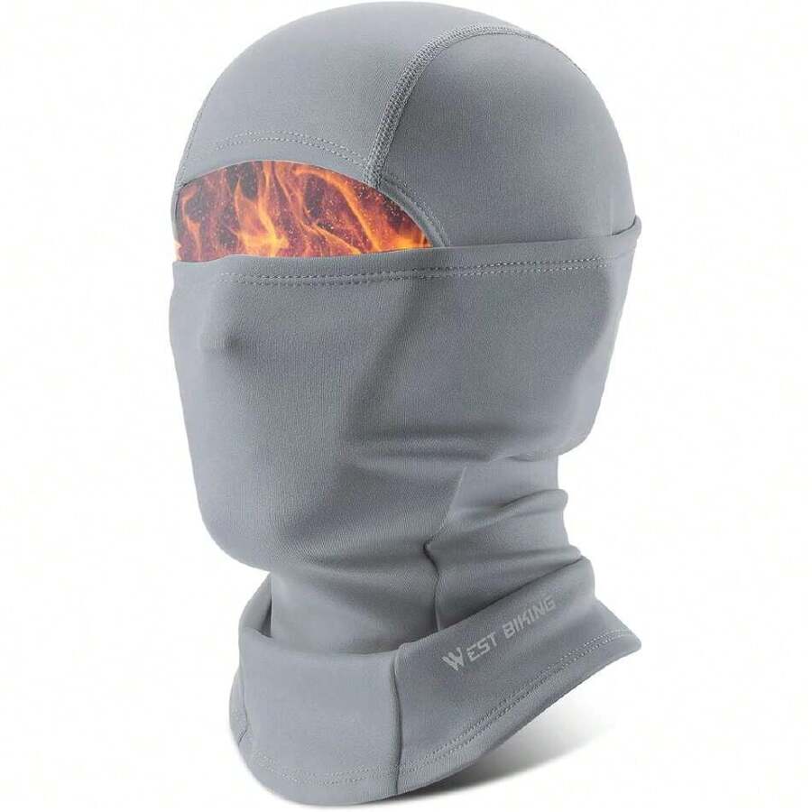 Balaclava Winter Ski Mask, Unisex Windproof And Thermal Mask, Cold Weather Thermal Sports Balaclava,40273171 - 灰色 - 查看 1
