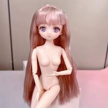 1 búp bê BJD thời trang phong cách Anime 11,81 inch, khớp nối linh hoạt, quà tặng sinh nhật, Giáng sinh, Năm mới - Búp bê hình bánh kem dễ thương, thích hợp cho nhiều dịp lễ hội và trang trí phòng (Chỉ có búp bê, không kèm quần áo) - Nhiều màu - Xem 13