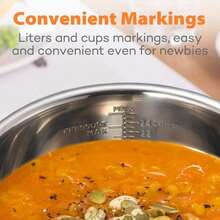 Stainless Steel Inner Pot Compatible With  Foodi 8 Quart Accessories Replacement Insert Liner - Default - View 2