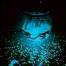 4500pcs/Bag Glow-In-The-Dark Gardening Sand, Miniature Fairy Decor, Aquarium Artificial Luminous Stones, Potted Plant Decor Stones, Potted Plants, Succulents, DIY Decoration - Multicolor - View 8
