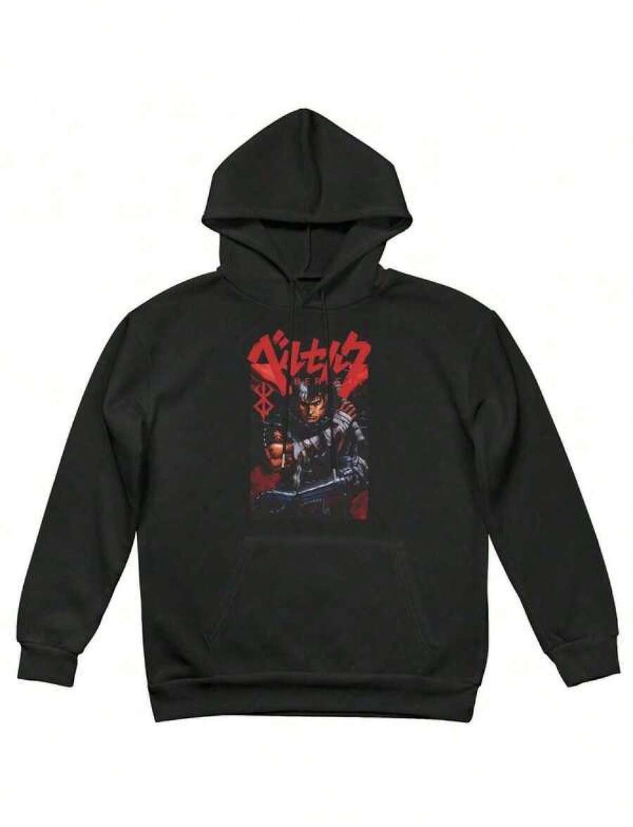Men Outdoor Hoodies & Sweatshirts - Black - View 1