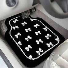 4pcs Heart-Shaped Car Floor Mats - Polyester Fiber - Fit For Sedans, Trucks And SUVs | Easy To Clean, Car Interior Accessories, Suitable For Front And Rear Seats, All Season, Upgrade Your Car With Comfort And Style! - one-size - View 6