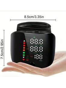 Blood Pressure Monitor, Household Automatic Blood Pressure Measuring Instrument, Arm-Type Blood Pressure Monitor, Neutral English Blood Pressure Monitor USB Plug-In Use-This Tool Does Not Include Batteries!Gifts For Elders - Voice - View 5