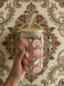Ly thủy tinh màu hồng hình vỏ sò, ly trà xanh matcha, ly cà phê có ống hút, ly cà phê đá có ống hút, ly hình chai có nắp đậy, ly trà xanh matcha có ống hút, ly trà sữa có ống hút, ly cola hình lon có ống hút. - Nhiều màu - Xem 2