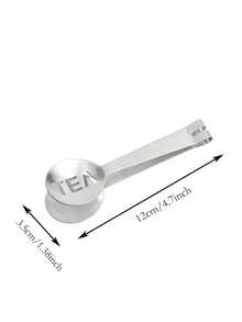 1pc Stainless Steel Tea Bag Clip, Tea Tweezers, Herb Tea Cup Clip, Chinese Medicine Folder - Multicolor - View 9