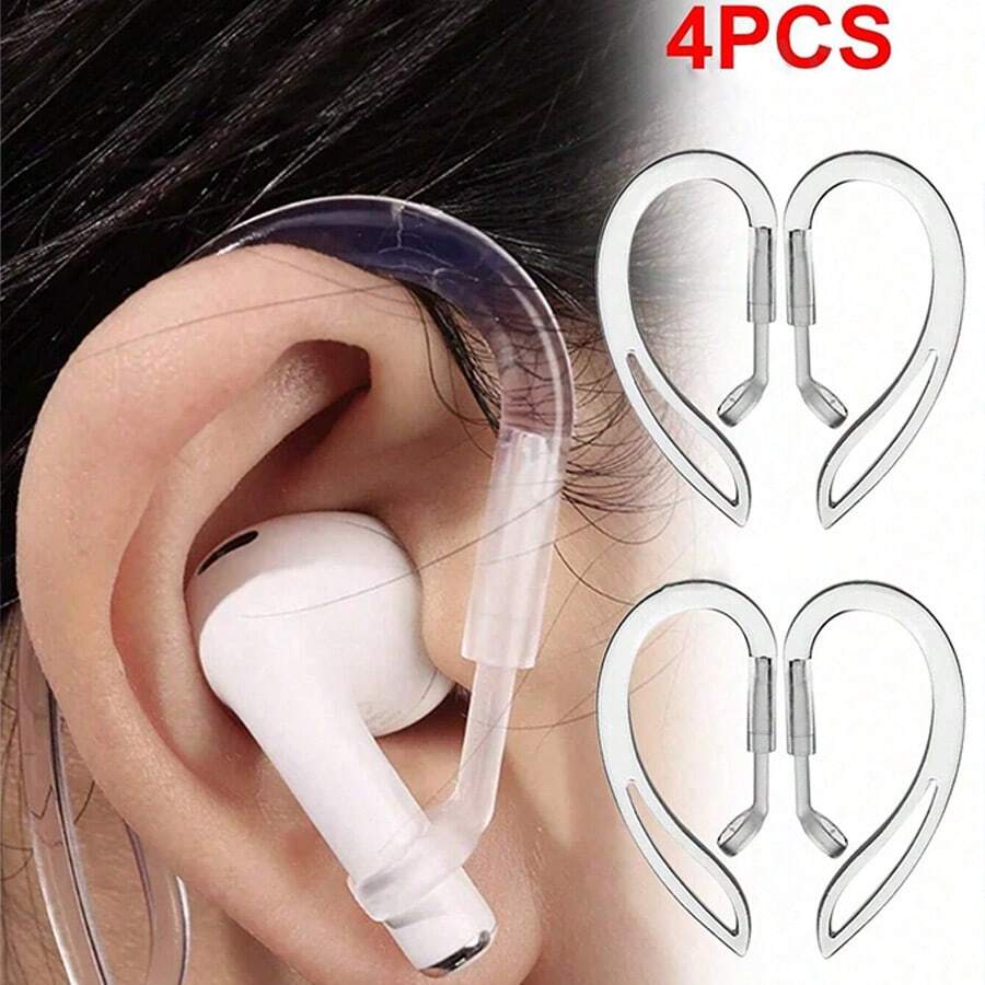 2pcs Air Earphone Anti-Lost Hooks, 6mm Universal Ear Hooks For Wireless Earbuds