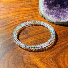 Menopause Natural  Opal Bracelet, Stretchable Elastic Cord Jewelry, Helps Maintain Emotional Balance - 透明的 - 查看 5