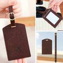 Waterproof Luggage Tag Durable Suitcase Label For International Flight & Vacation - Multicolor - View 7