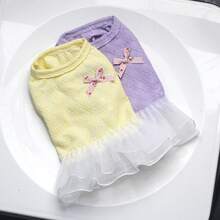 Spring/Summer Pet Dress, Dog Clothes And Cat Apparel, Suitable For Small Dogs And Cats, Tank Dress For Outdoor Wear - Multicolor - View 6