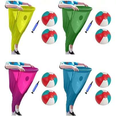 Juego de pantalones de abuela para el patio, pantalones súper elásticos desmontables adecuados para barbacoas en el patio, fiestas, carreras de relevos, festivales de cosecha, actividades al aire libre, Halloween, Navidad, juegos de atrapar, reuniones familiares y eventos de trabajo en equipo