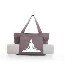 1个瑜伽普拉提垫包帆布手提袋户外运动器材旅行瑜伽垫单肩包 - 彩色 - 查看 28