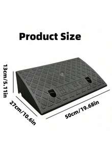 2pcs Wheelchair & Pet Ramp - Heavy Duty Threshold Ramp, Non-Slip Lightweight Portable Aluminum Assistive Device, For Outdoor Use