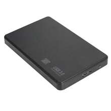 USB 3.0 Portable External Hard Drive Ultra Box SATA Storage Devices Case - Black - View 10
