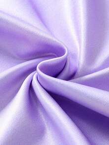 Disney 2pcs/Set Young Girls' Summer Cartoon Graphic T-Shirt And Elastic Waist Shorts, Cute Cartoon Character Print, Colorful Letter Decor On Shorts, Soft Knit Fabric, Suitable For Daily Wear Or Outings - Mauve Purple - View 7