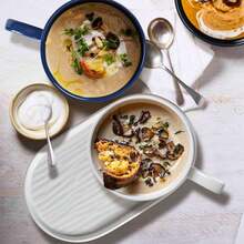 TendenciaWareland Tazón De Sopa Con Asa Y Plato De Ensalada, Combo DeCalidad premium - 1 - Ver 3