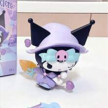 Sanrio 2025年新款三丽鸥魔法故事盲盒套装 - 6个可爱收藏人偶 + 1个神秘惊喜，萌系桌面装饰，成人减压玩具，奇幻主题可爱卡通娃娃迷你饰品，价格实惠，随机盲盒玩具