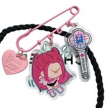 K-POP "Witch Hunter" Anime Girl Acrylic Brooch Set. Includes Cute Character/Magic Wand Pendant. Magical Girl Merchandise. Suitable For Decorating Canvas Bags And Backpacks. Ideal As Gifts For Valentine's Day, St. Patrick's Day, Easter, Thanksgiving, Christmas, Birthdays, Parties And Gatherings. - Multicolor - View 9