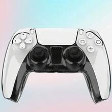 控制器水晶外壳 PC 透明可拆卸游戏手柄保护壳，超薄保护套，保护壳