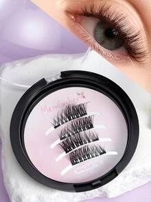 3D Magnetic Thick & Elongated False Eyelashes, Glue-Free & Portable - Fluffy Lashes - View 7