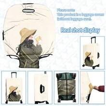 1 件装行李箱套，多种尺寸可选。采用聚酯纤维材质，防刮耐磨，男女通用。商务旅行和夏季度假的理想之选。易于手洗且可拆卸，是旅行必备配件。