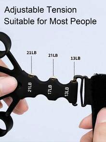 1 st justerbar handgreppsförstärkare, professionell armträningsutrustning för män, fingerrehabiliterings- och träningsverktyg, lämplig för greppstyrketräning, handstärkande anordning, underarmstränare - Multifärgad - Visa 7