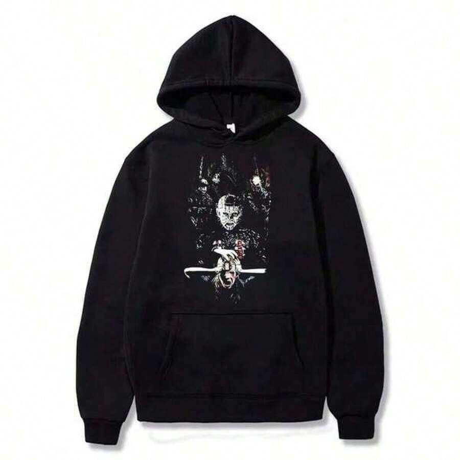 Men Outdoor Hoodies & Sweatshirts - Black - View 1