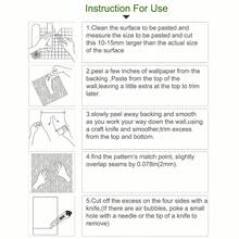 1 Roll Of Simple Plant Flower Wallpaper, Exquisite Indoor Decoration Film, Suitable For Decorating Wallpaper In Living Rooms And Bedrooms, Various Room Wall Decoration Wallpapers, Cabinet Wall Renovation, Easy To Install, Handmade Craft Film - Multicolor - View 8