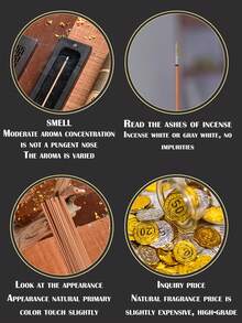 Approx. 20g (45pcs) Large Capacity Incense Sticks Assortment, 11 Fragrance Types Including Agarwood, Cypress, Sandalwood, Artemisia, Handmade For Relaxation, Suitable For Home, Office, Travel - Multicolor - View 7