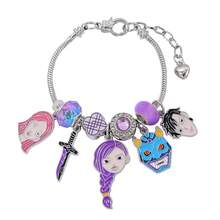 1pc K-Pop DemonHunters Lumi & Saja Boy Beaded Bracelet Charm Jewelry - Multicolor - View 3