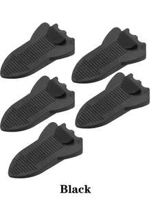 3/5个装火箭门挡，婴儿安全门挡，儿童门楔防撞，磨砂塑料门挡，婴儿用品，男孩女孩卧室用品，手指保护