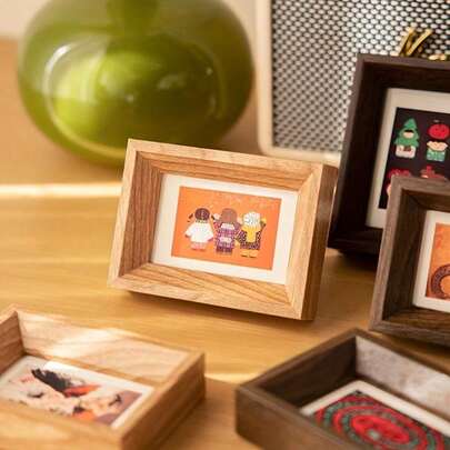 2pcs Mini Photo Frames, 3-Inch Instant Camera Frame, Collection & Display Frame, Couple Photo, Frame, Desktop Decor (No Photo Insert), Palm-Sized Fit 3-Inch Photo, Easily Capture Precious Moments, Compact & Stylish, Suitable As Birthday/Holiday/Anniversary Gift, Display On Desk, Shelf, Nightstand, Fits All Styles
