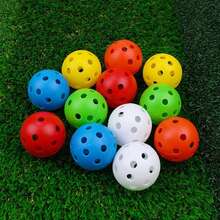 1/12/24pcs Colorful Plastic Balls With Holes, Stress Relief Balls, Suitable For Outdoor Sports, Home Entertainment, Backyard Games, Birthday Parties, Party Favors - Multicolor - View 4