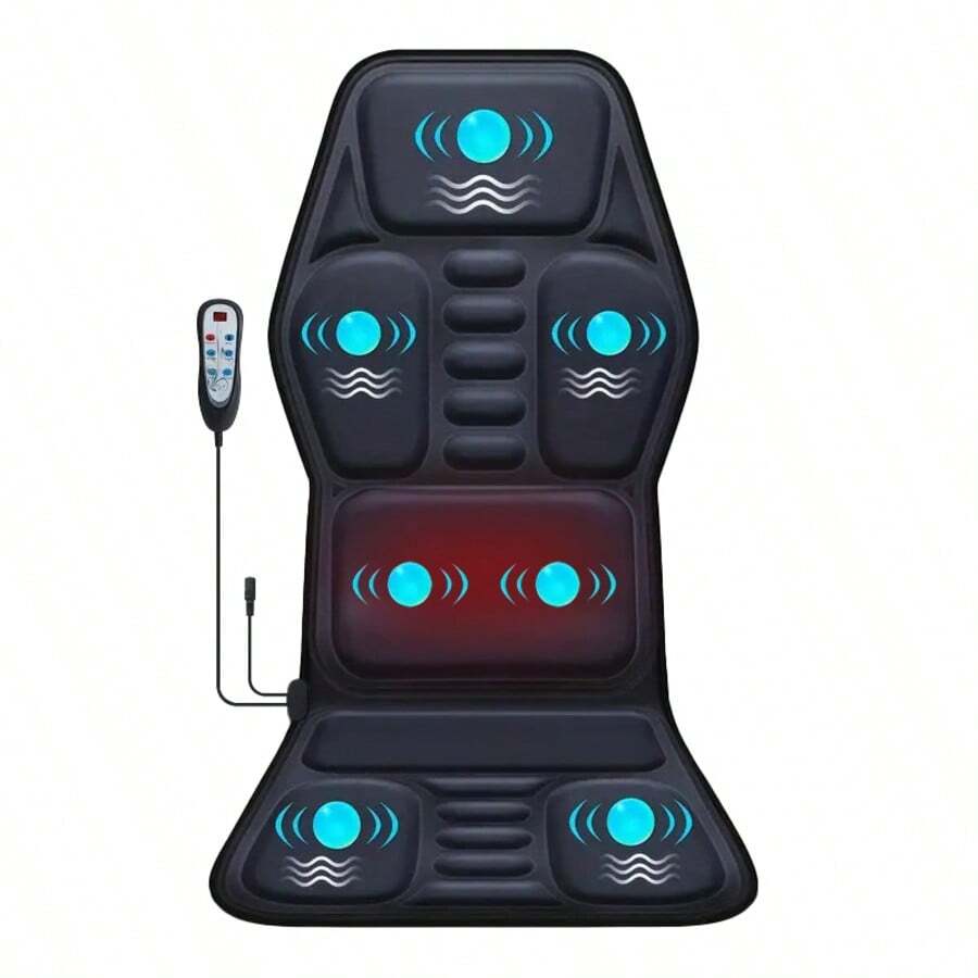 Massage Seat Cushion With Heat, Cooling Back Massager For Chair, Chair Massager For Full Body Massage,  Gifts For Dad Mom - Xem 1
