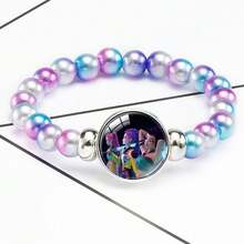 1条新款韩流风格珍珠链吊坠手链，釉面宝石手链，情侣手链，派对礼物首饰 - 彩色 - 查看 21