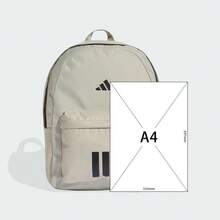 Adidas Unisex ESS 3S BARS BP Backpack KQ7967 - Grey - View 8