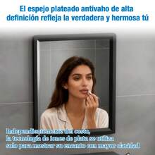 Mueble Integral para Baño Espejo y Almacenamiento | Hogar Baño | Mueble Baño Práctico | Duradero Espacioso - Multicolor - Ver 7