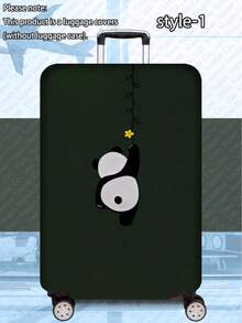 1pc Luggage Cover Suitcase Protective Sleeve, Multiple Sizes Available. Made Of Polyester Fiber, Scratch-Resistant & Wear-Resistant, Unisex. Ideal For Business Trips And Summer Vacations. Easy To Hand Wash And Detachable, A Must-Have Travel Accesso - Multicolor - View 50