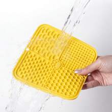 shuo ni mao yi 硅胶宠物舔食垫，猫粮垫，狗喂食垫，慢食垫 - 彩色 - 查看 6