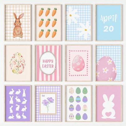 1 pieza, Arte de pared de lienzo, Decoración de pared enmarcada, Decoración de pared de Pascua, Adornos de Pascua, Regalos de Pascua, Arte de huevo de Pascua, Decoración de pared de primavera, Arte de Pascua, Decoración del hogar de primavera, Decoración moderna de primavera, Arte de decoración rústica de granja, Decoración de la habitación, Decoración de dormitorio, Decoración de baño, Decoración de sala de estar, Decoración de cocina, Decoración de comedor, Decoración de oficina, Decoración de aula, Regalos festivos, Decoración de fiesta de Ramadán, Carteles de conejo