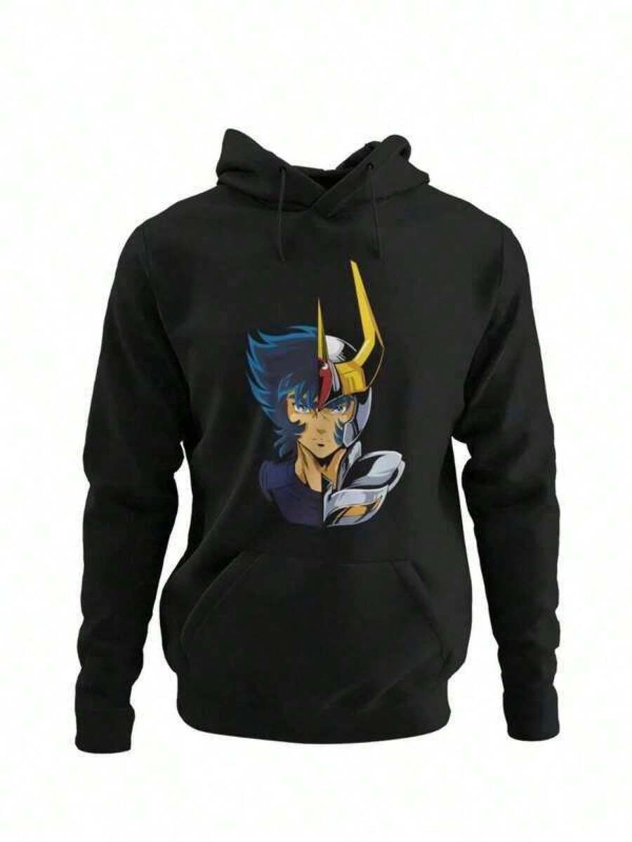 Men Outdoor Hoodies & Sweatshirts - Black - View 1