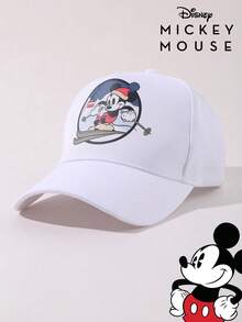 Disney Mũ lưỡi trai thêu hình chuột Mickey chính hãng, có thể điều chỉnh, thích hợp cho mùa xuân, mùa thu, du lịch, đi biển, kiểu dáng hoạt hình dễ thương phong cách Y2K dành cho giới trẻ. - Nhiều màu - Xem 9