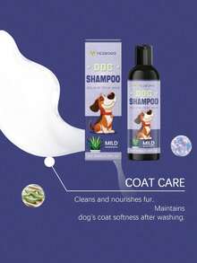 Dog Shampoo - Gentle Ingredients To Clean, Deodorize And Keep Pet Fur Smooth And Glossy